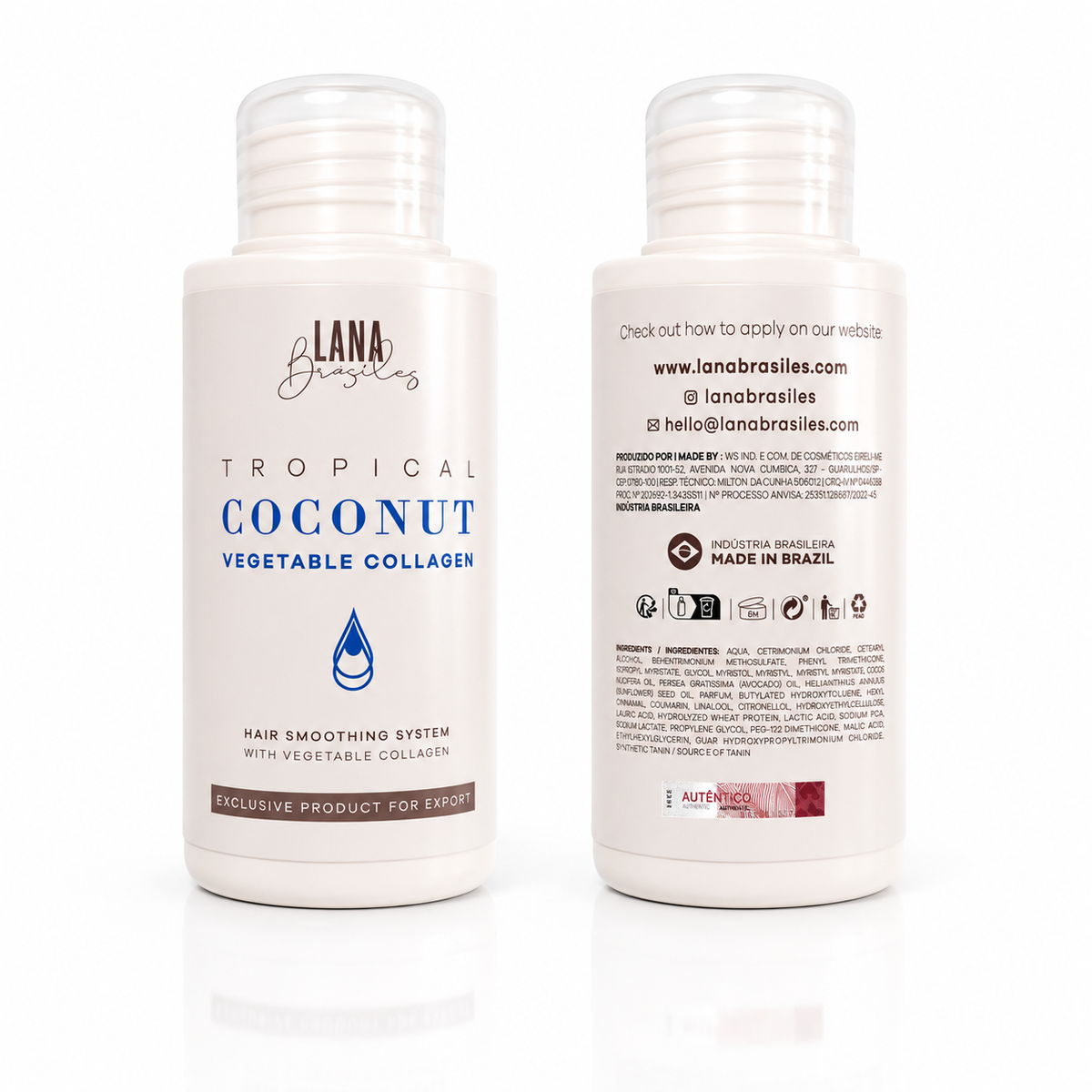 Lissage Organique Tropical Coconut – Lana Brasiles