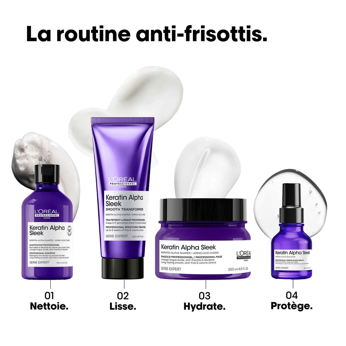 Routine Keratin Alpha Sleek L'Oréal Professionnel