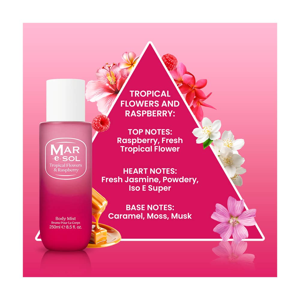 Brume Parfumée femme corp 250ml – Fraîcheur & Sensualité