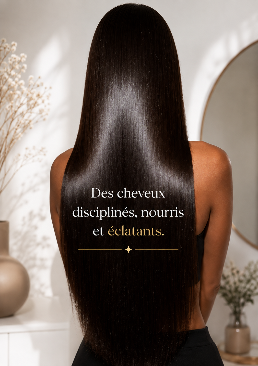 IND'HAIR Donna Indiana Professional — Lissage Indien Populaire Exclusif Étape 1 | 1L Nouvelle Formule Clean