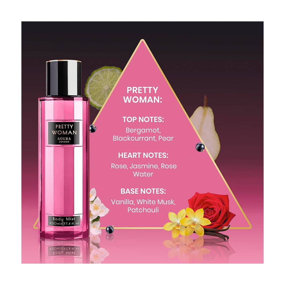 Coffret Brume pour femme Aoura London 4x60ml – Parfum Femme Élégant