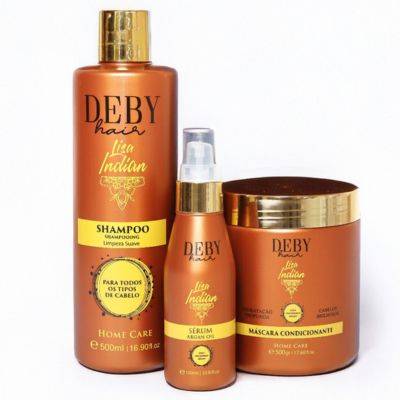 Kit Trio Hydratant Sans Sulfate Deby Hair – Entretien Lissage