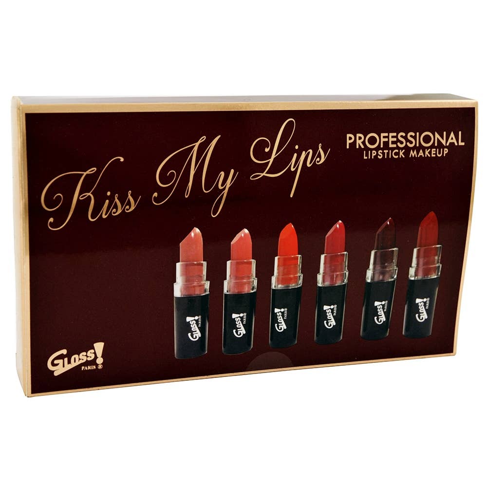 Coffret 6 Rouges à Lèvres – Couleurs Tendance & Idée Cadeau
