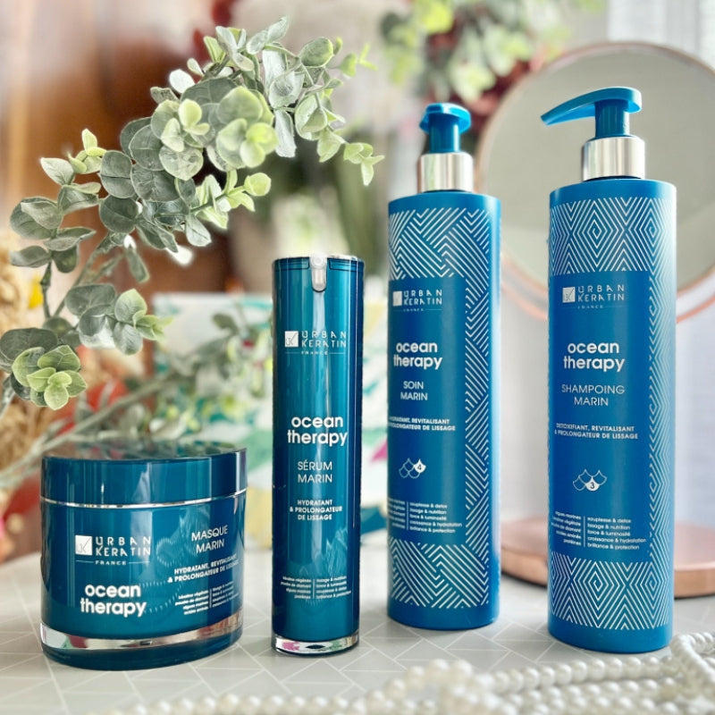 Box Pro Lissage Marin Ocean therapy Urban Keratin 6x400ml