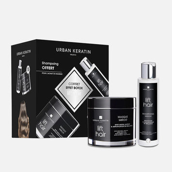 Coffret Effet Btx Lift Hair – Masque Miroir Nutritif 200 ml + Shampoing Miroir Purifiant 150 ml Offert