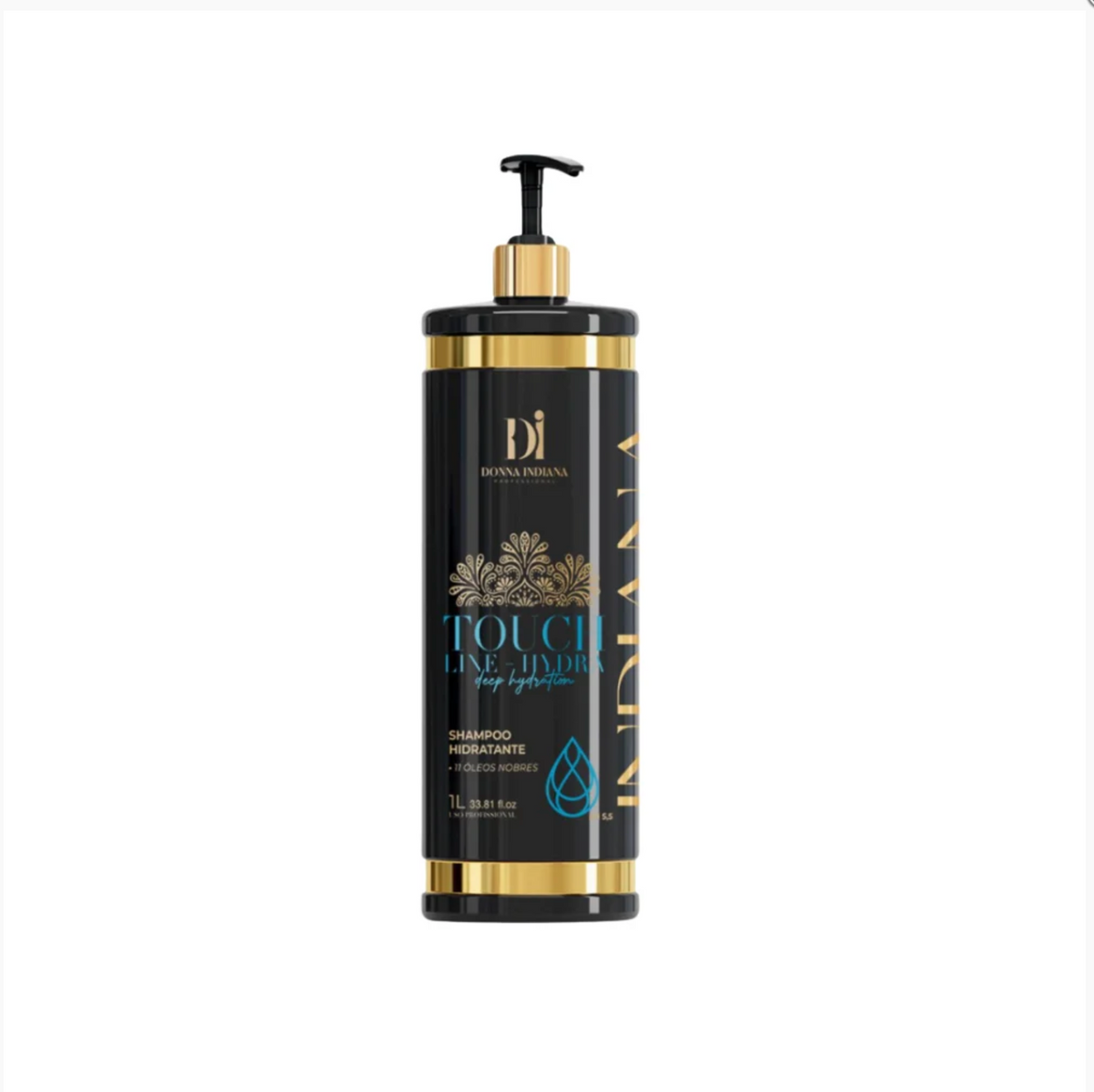 Shampoing Hydra Indiana 1L Touch Line – Sans Sulfate & 11 Huiles | Keraliss