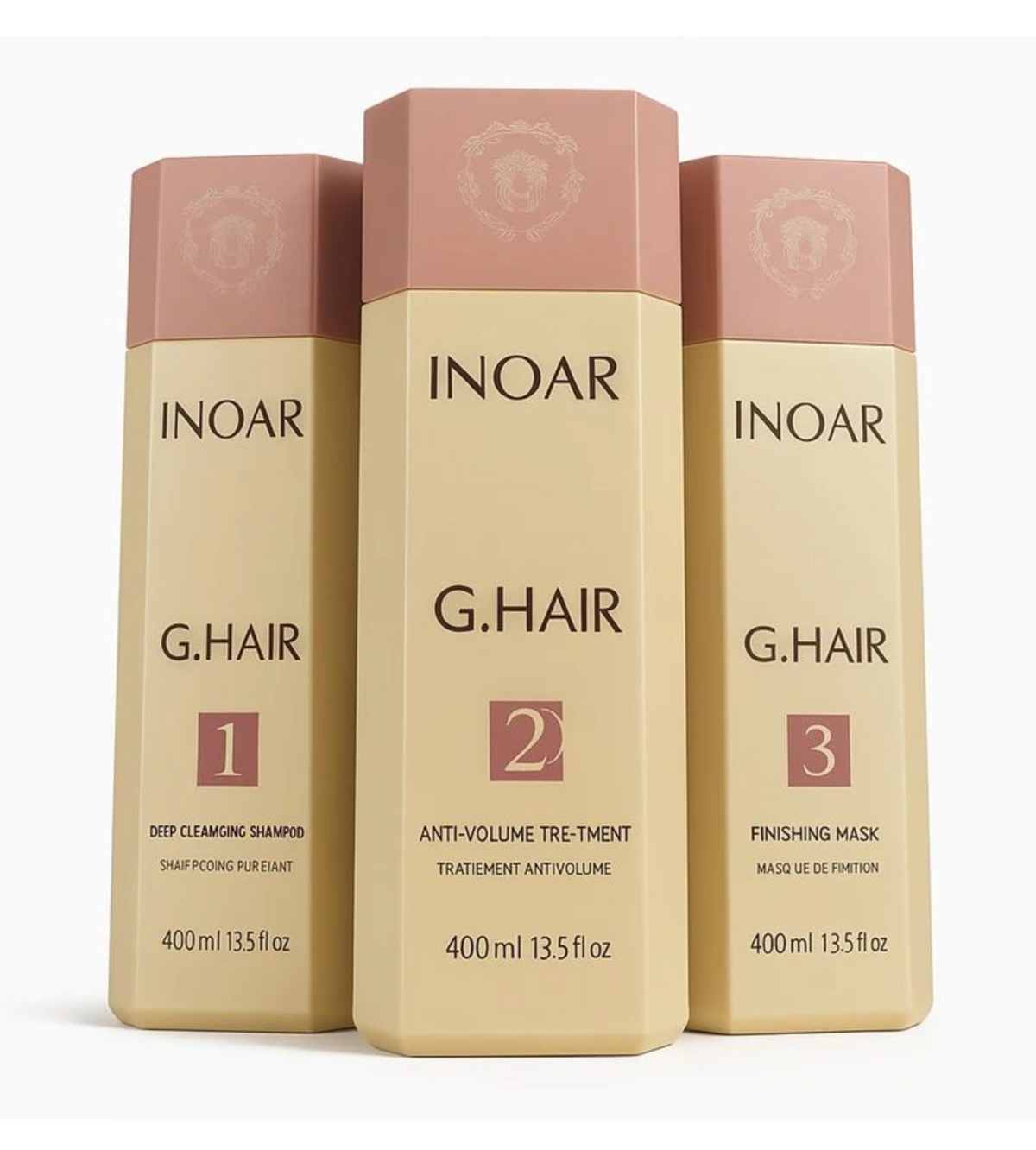 Lissage Brésilien Inoar Ghair kits de lissage brésilien GHAIR 3 produits