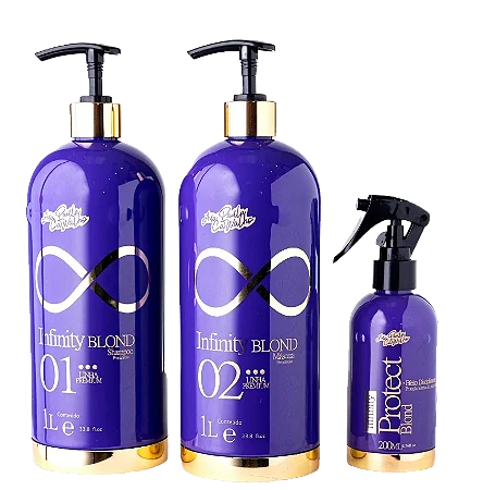 Infinity Blond – Lissage Spécial Cheveux Blonds & Blancs