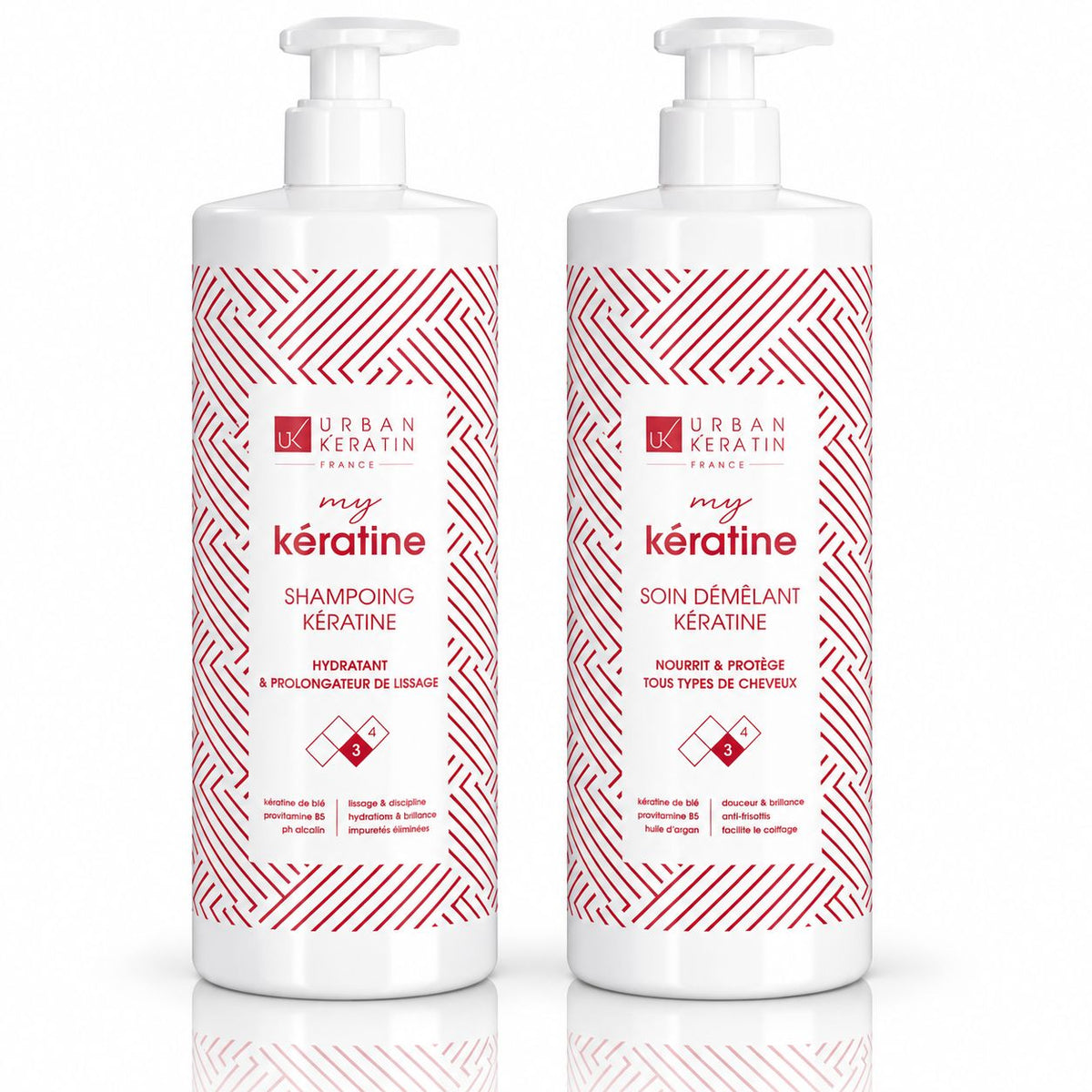 Urban Keratin Duo Kératine Grand Format 1L — Rituel Réparateur Kératine