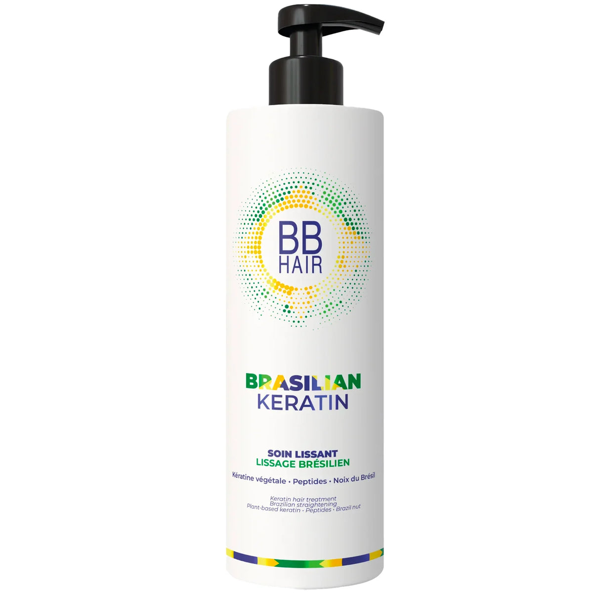 BBHair Lissage Brésilien Kératine PLEX — Kit Salon (Shampooing Clarifiant + Lissage 500ml)