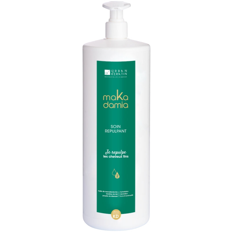 Soin Repulpant Cheveux Fins Makadamia Urban Keratin 1L