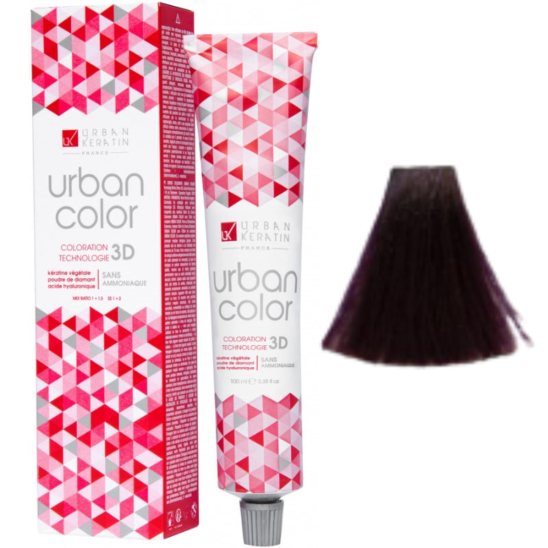 Coloration Sans Ammoniaque Urban Color Urban Keratin 100ml | Keraliss Lissage