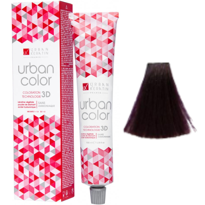 Coloration Sans Ammoniaque Urban Color Urban Keratin 100ml | Keraliss Lissage