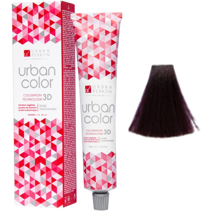Coloration Sans Ammoniaque Urban Color Urban Keratin 100ml | Keraliss Lissage