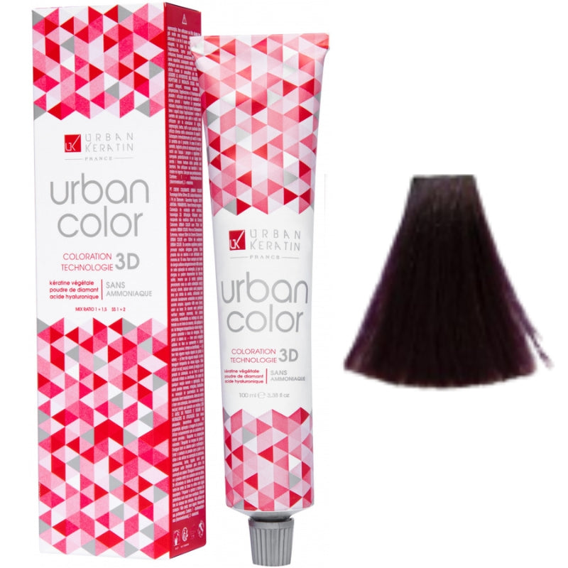 Coloration Sans Ammoniaque Urban Color Urban Keratin 100ml | Keraliss Lissage