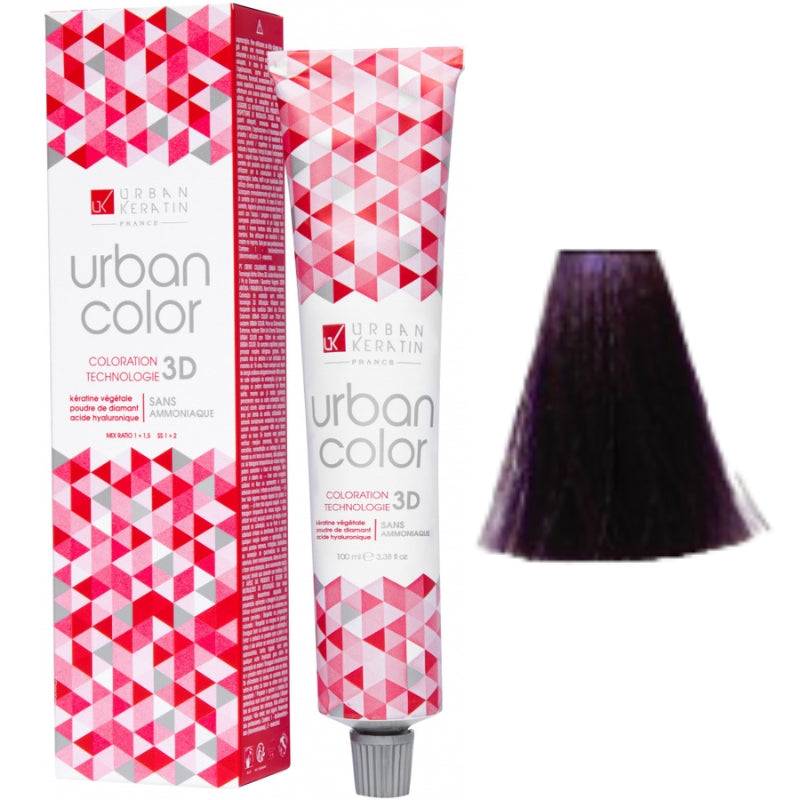 Coloration Sans Ammoniaque Urban Color Urban Keratin 100ml | Keraliss Lissage