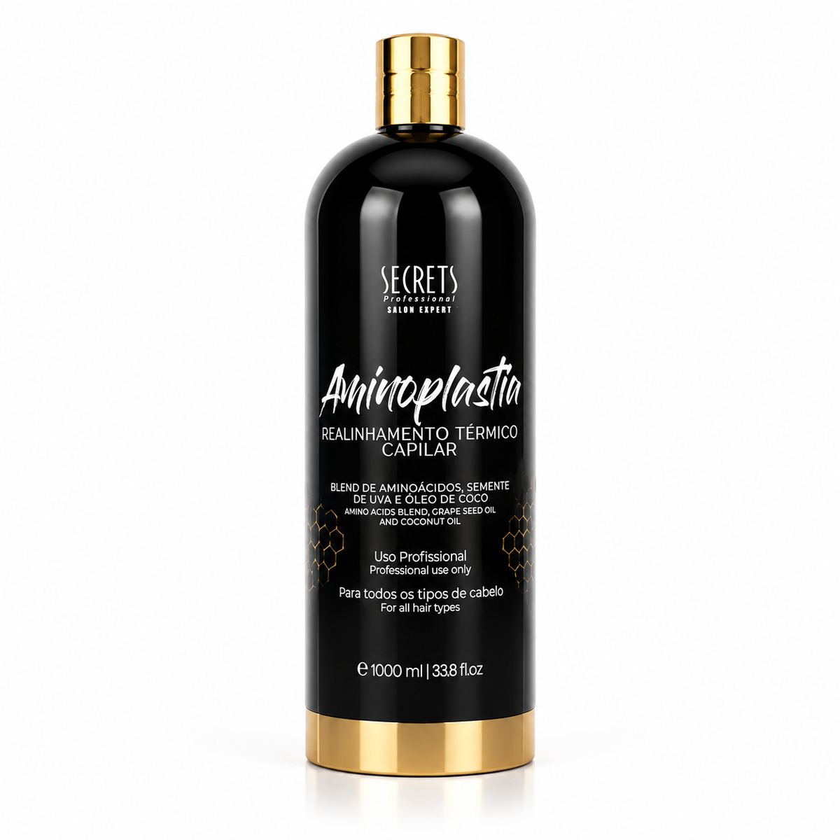 Aminoplastia Secrets Professional – Lissage Brazilian Protein aux Acides Aminés | Cheveux Forts & Résistants 1000 ml