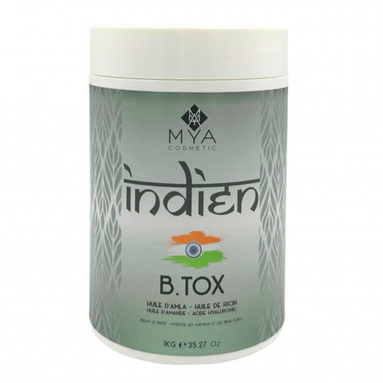 Soin Capillaire Indien Lissant Mya Cosmetic – Anti-Volume & Brillance