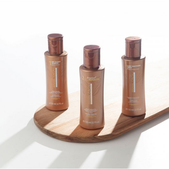 Lissage Brésilien EcoKeratin Brasil Cacau – Brillance & Discipline