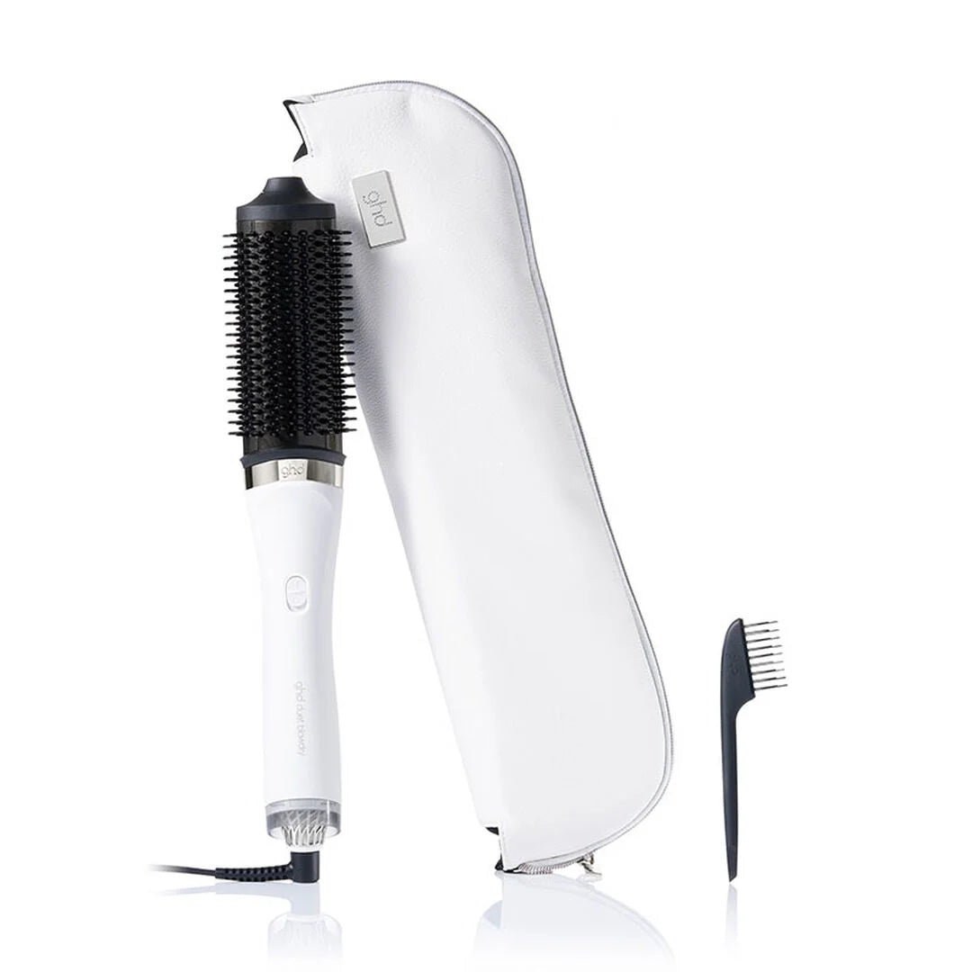 GHD Duet Blowdry Blanc – Brosse Soufflante 2-en-1 Sans Dommage Thermique