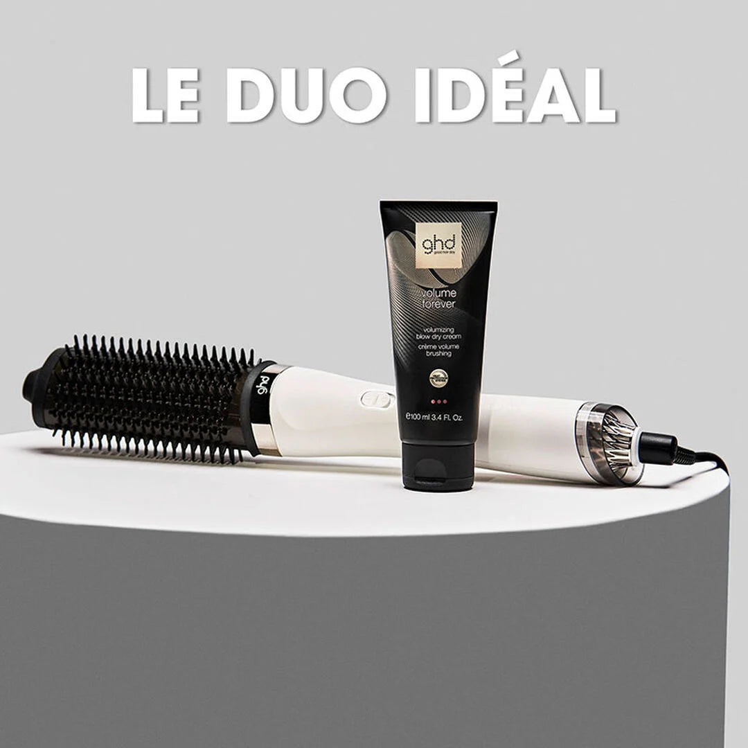 GHD Duet Blowdry Blanc – Brosse Soufflante 2-en-1 Sans Dommage Thermique