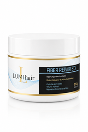 Fiber Repair BTX LUMI hair Paris – Masque Réparateur Ricin, Collagène & Acide Hyaluronique 300 g