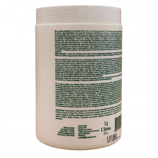 BTX Capillaire Ayurvédie® Relax – Enzymoplastie® | Lissant Jusqu’à 70 %
