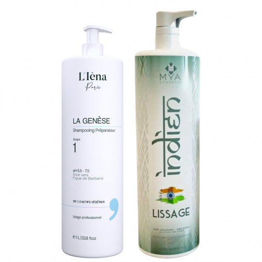 Lissage Indien Mya – Huiles d’Amla, Macadamia & Argan – 1L
