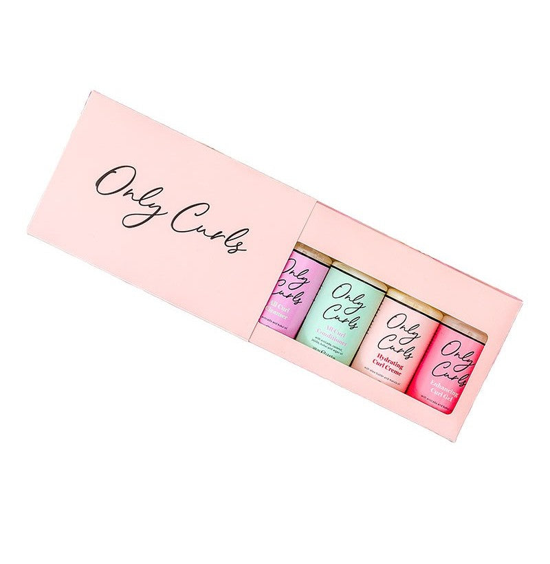 Pack de Démarrage Only Curls 4 x 100ml – Routine Complète Cheveux Bouclés | Keraliss Lissage