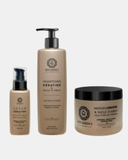 Gamme entretien cheveux Kératine & Huile d’Amla sans sulfate