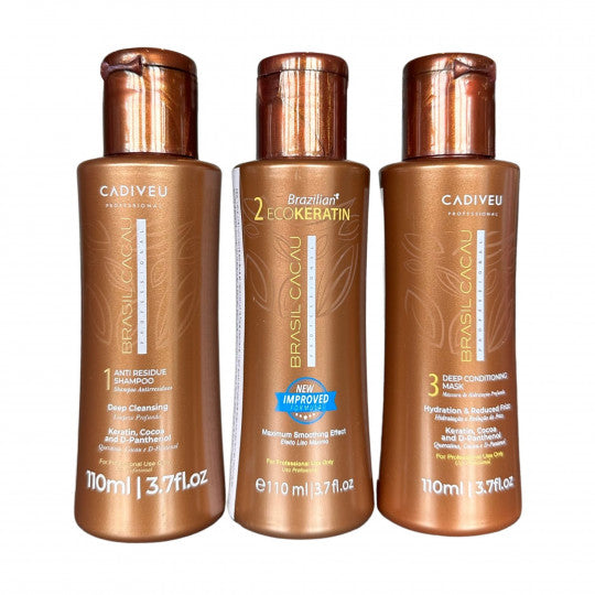 Lissage Brésilien EcoKeratin Brasil Cacau – Brillance & Discipline